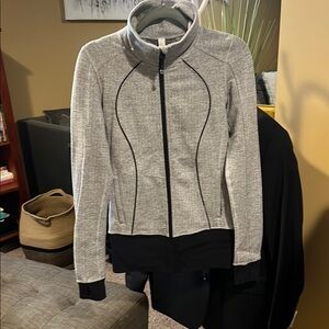 Lululemon Gray Zip-Up Jacket